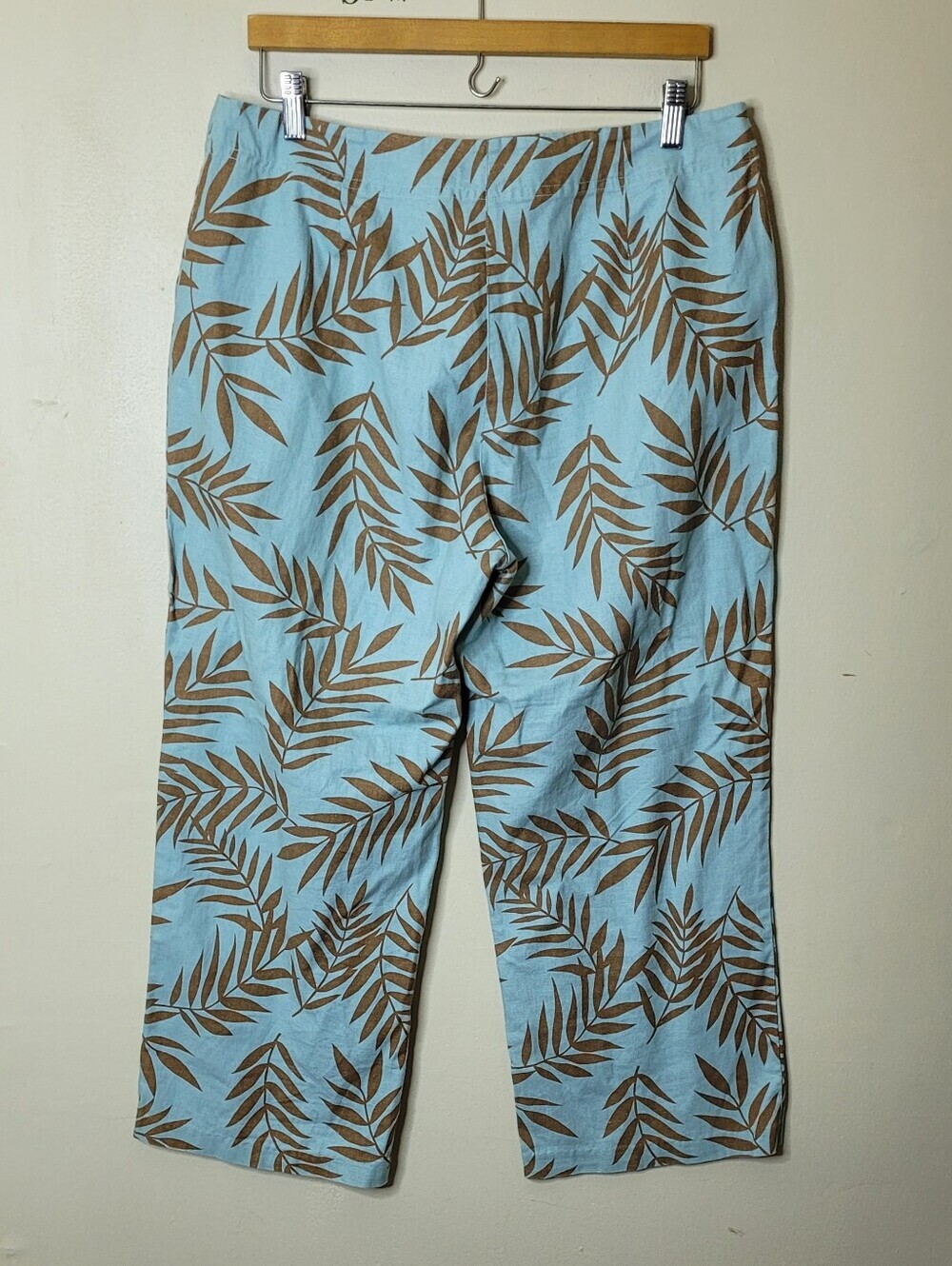 Ralsey 90s Linen-Cotton Cropped Pants Size 10 - Picture 5 of 7